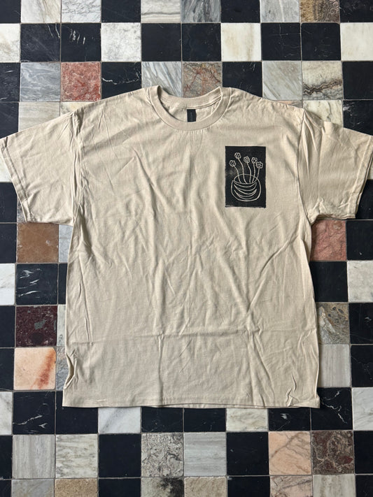 flowers in a vase tee